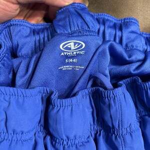 Athletic Works Women's Plus Size Royal Blue Running Shorts with Liner Size S